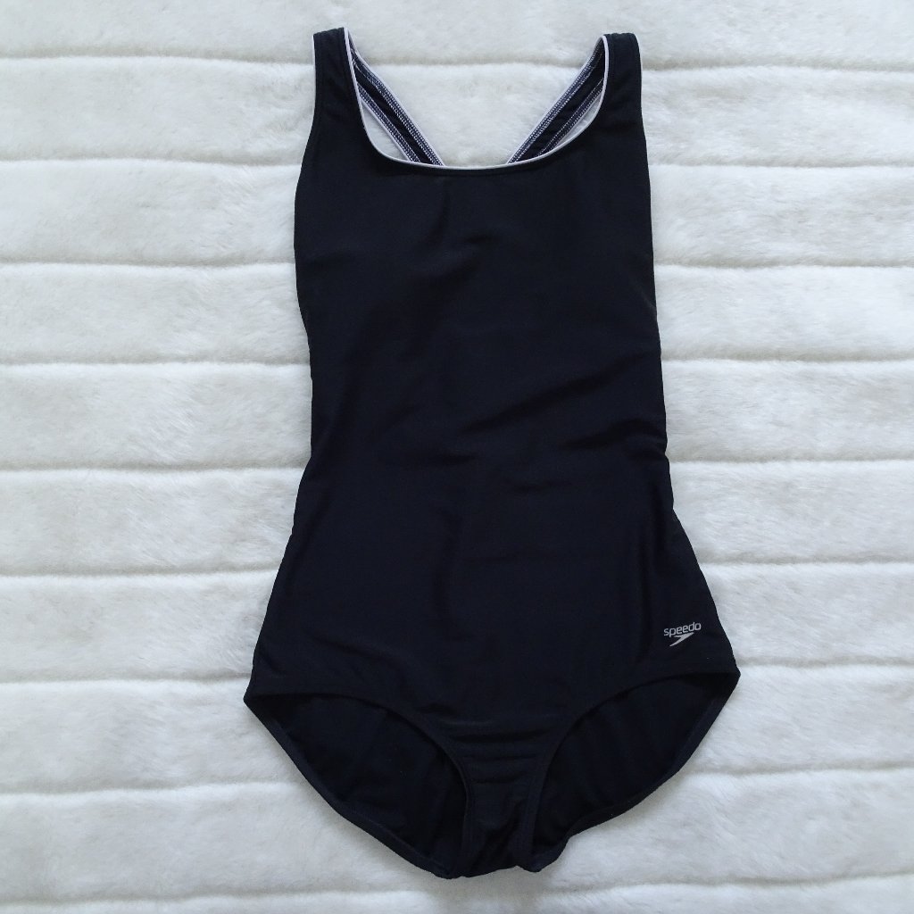 Speedo One Piece Swimsuit Women's Black Large